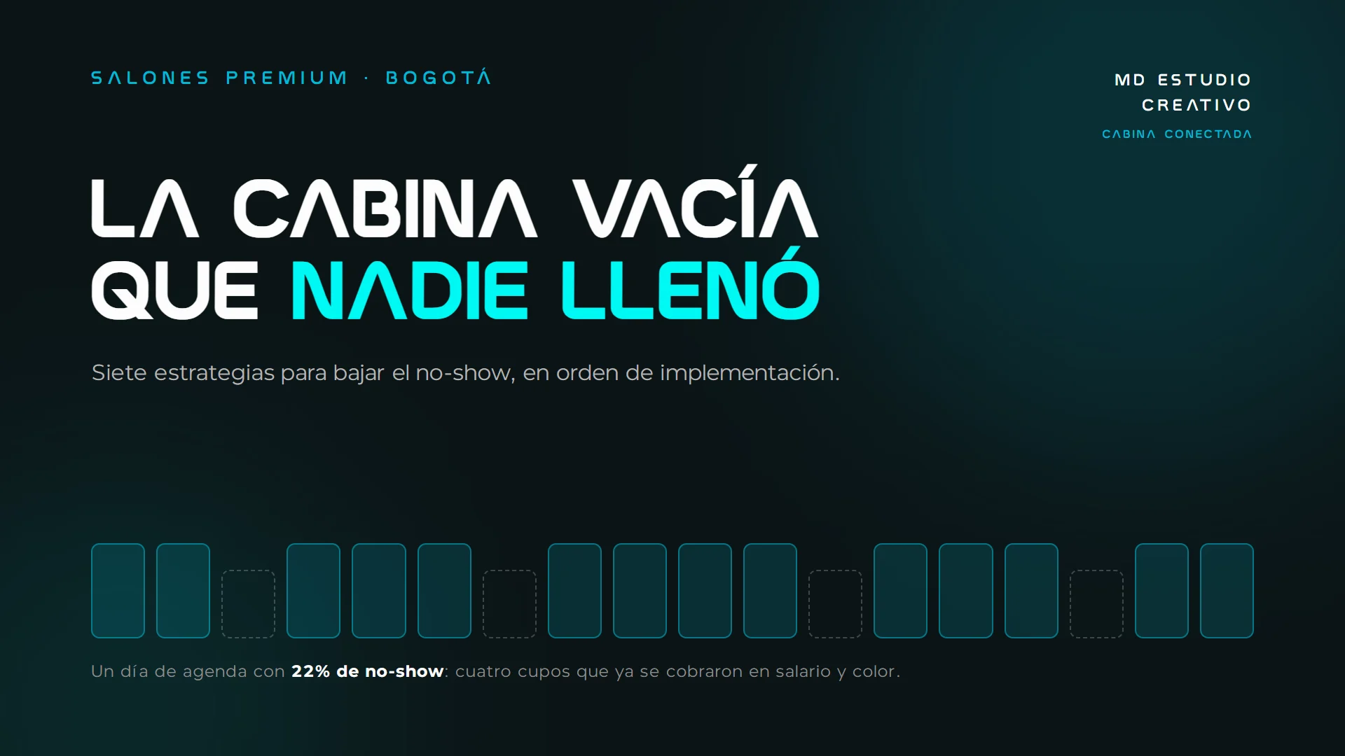 No-show en salones premium: 7 estrategias para reducirlo (2026)