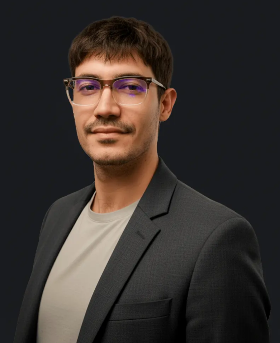 Retrato De Andrés García, Fundador De Estudio Creativo Md