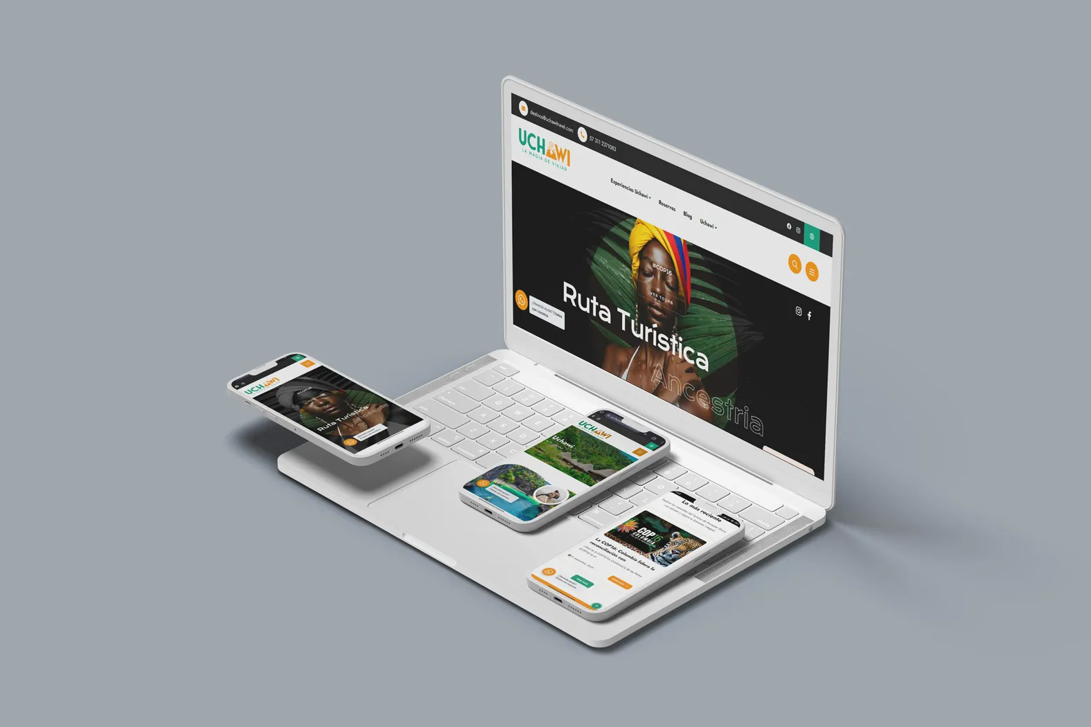 Diseño Web Uchawi Travel