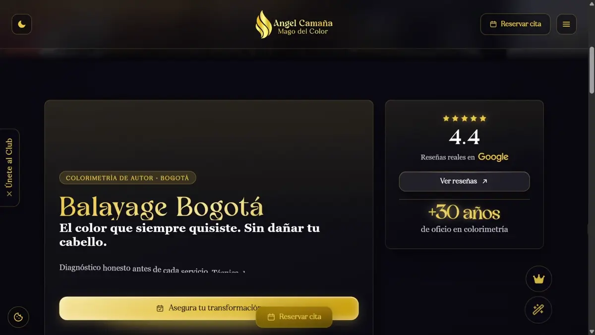 El Mago del Color · Sitio Web + Firebase